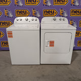 Whirlpool Top Load 3.5 Cu. Ft. Washer with Deep Water Wash Option WTW4816FW - Open Box and Whirlpool Vented 7.0 Cu. Ft. Electric Dryer 16261 - WED4815EW - Scratch & Dent (Moderate)