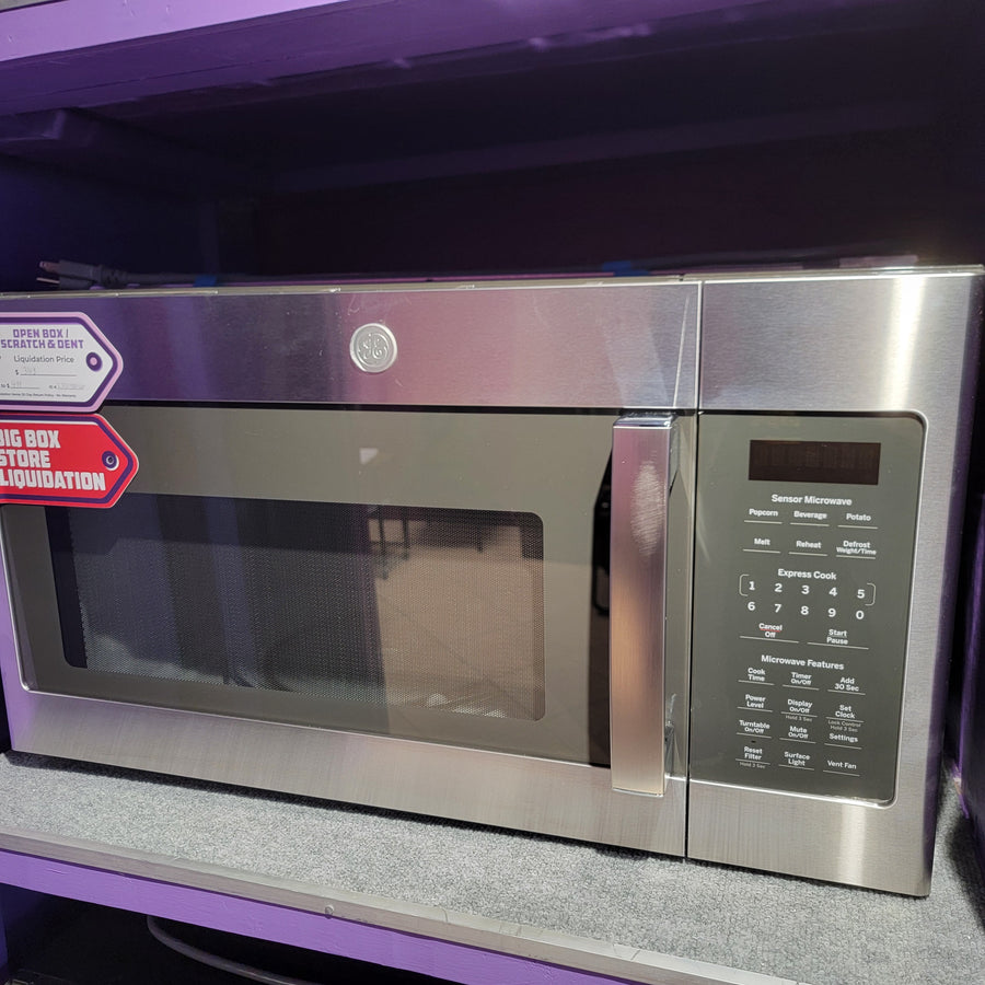 GE® 1.7 Cu. Ft. Over-the-Range Sensor Microwave Oven in Stainless Steel 251317SD1280 - JVM6175SKSS - Scratch & Dent (Minor)