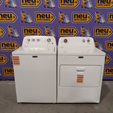 Maytag Top Load 3.8 cu. ft. Washer with Deep Fill and Quick Wash Cycle MVW4005SW - Open Box and Maytag Top Load Electric Wrinkle Prevent 7.0 cu. ft. Dryer with Auto Dry MED4005SW - Scratch & Dent (Moderate)