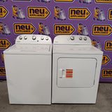 Whirlpool Top Load 3.5 Cu. Ft. Washer with Deep Water Wash Option WTW4816FW - Open Box and Whirlpool Vented 7.0 Cu. Ft. Electric Dryer WED4815EW - Scratch & Dent (Minor)