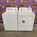 Whirlpool White Top Load 3.8 Cu. Ft. Washer with Late Lid Lock WTW4655JW2 - Certified Refurbished and Whirlpool 7.0 cu. ft. Electric Dryer with Auto-Moisture Sensing WED4850HW - Certified Refurbished