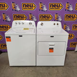 Maytag Top Load 3.8 cu. ft. Washer with Deep Fill and Quick Wash Cycle MVW4005SW - Scratch & Dent (Minor) and Maytag Top Load Electric Wrinkle Prevent 7.0 cu. ft. Dryer with Auto Dry MED4005SW - Scratch & Dent (Moderate)