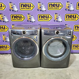 Electrolux Titanium Front Load 600 Series 4.5 Cu. Ft. Washer with Smartboost ELFW7637AT - Scratch & Dent (Minor) and Electrolux 500 Series Electric Steam 8.0 cu ft ENERGY STAR Dryer with Instant Refresh Cycle  ELFE7537AT - Scratch & Dent (Moderate)
