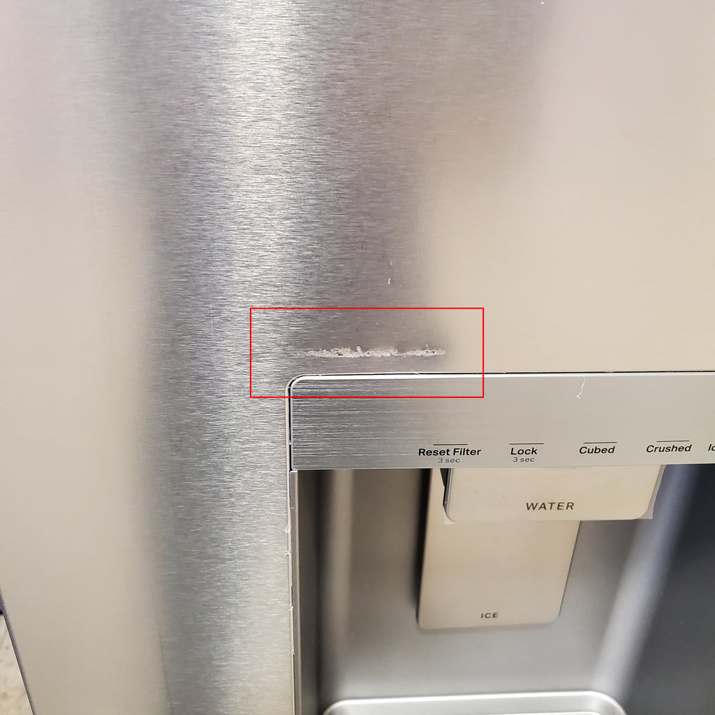 Whirlpool French Door Refrigerator in Fingerprint Resistant Stainless Finish with In-Door Water and Ice Maker - 30 cu. ft. 24SD50 - WRFF3536SZ - Scratch & Dent (Minor)