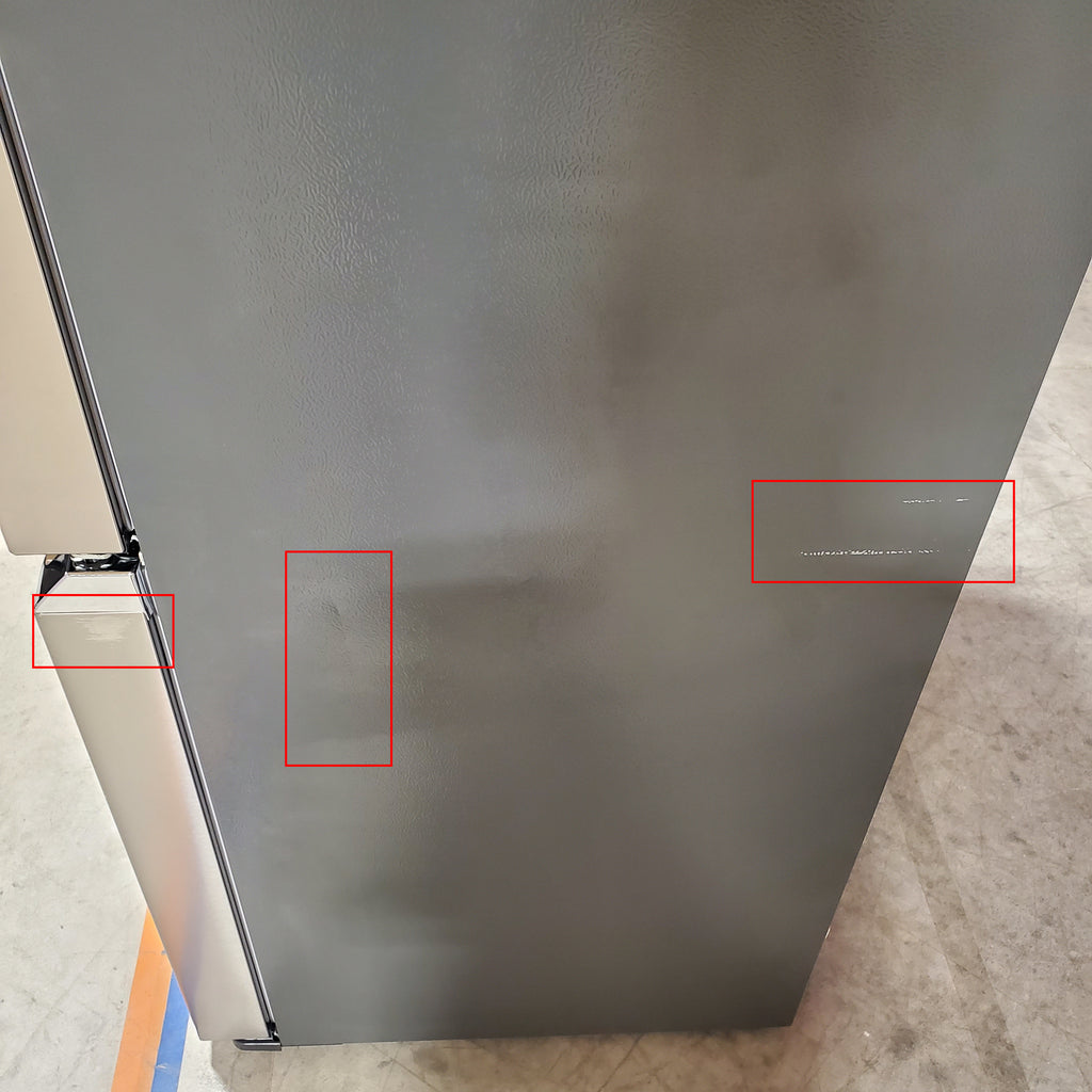 Frigidaire Gallery 22 Cu. Ft. Counter-Depth 4-Door Energy Star Certified Refrigerator in Smudge-Proof Stainless Steel 3SD1003 - GRQC2255BF - Scratch & Dent (Minor)