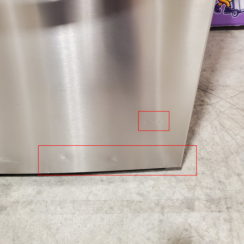 Pictures of Frigidaire 27.8-cu ft ENERGY STAR French Door Refrigerator with Dual Ice Maker in Fingerprint Resistant Stainless Steel 3SD1059 - GRFS2853AF - Scratch & Dent (Moderate) - Neu Appliance Outlet - Discount Appliance Outlet in Austin, Tx