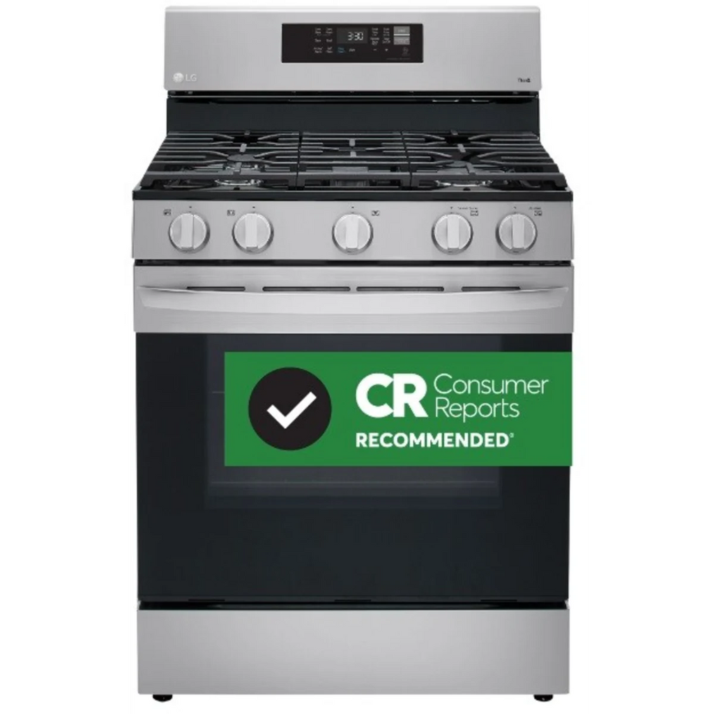 LG 5.8 cu. ft. Smart Wi-Fi Enabled Fan Convection Gas Range with Air Fry & EasyClean® - LRGL5823S - New In Box