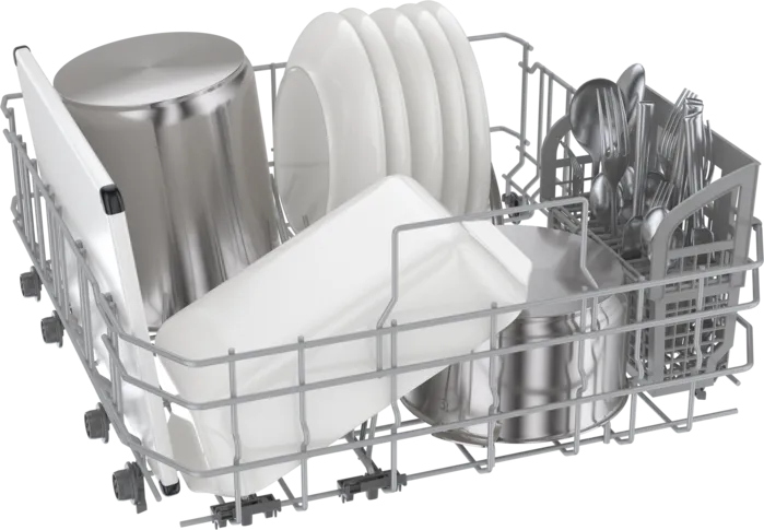 Pictures of Bosch Stainless Steel 500 Series 24 inch Wide Fully Integrated Built In Smart Dishwasher with 16 Place Setting Capacity and 3rd Rack SHP65CM5N - New In Box - Neu Appliance Outlet - Discount Appliance Outlet in Austin, Tx