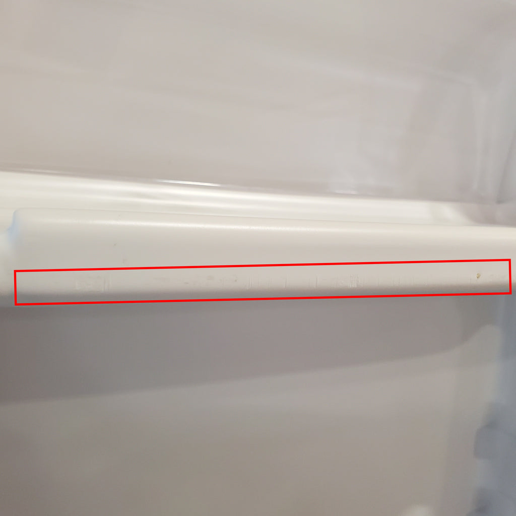 Frigidaire 25.6 cu. ft. Side by Side Refrigerator in White with Exterior Ice and Water Dispenser 22221428 - FRSS2623AW - Scratch & Dent (Minor)