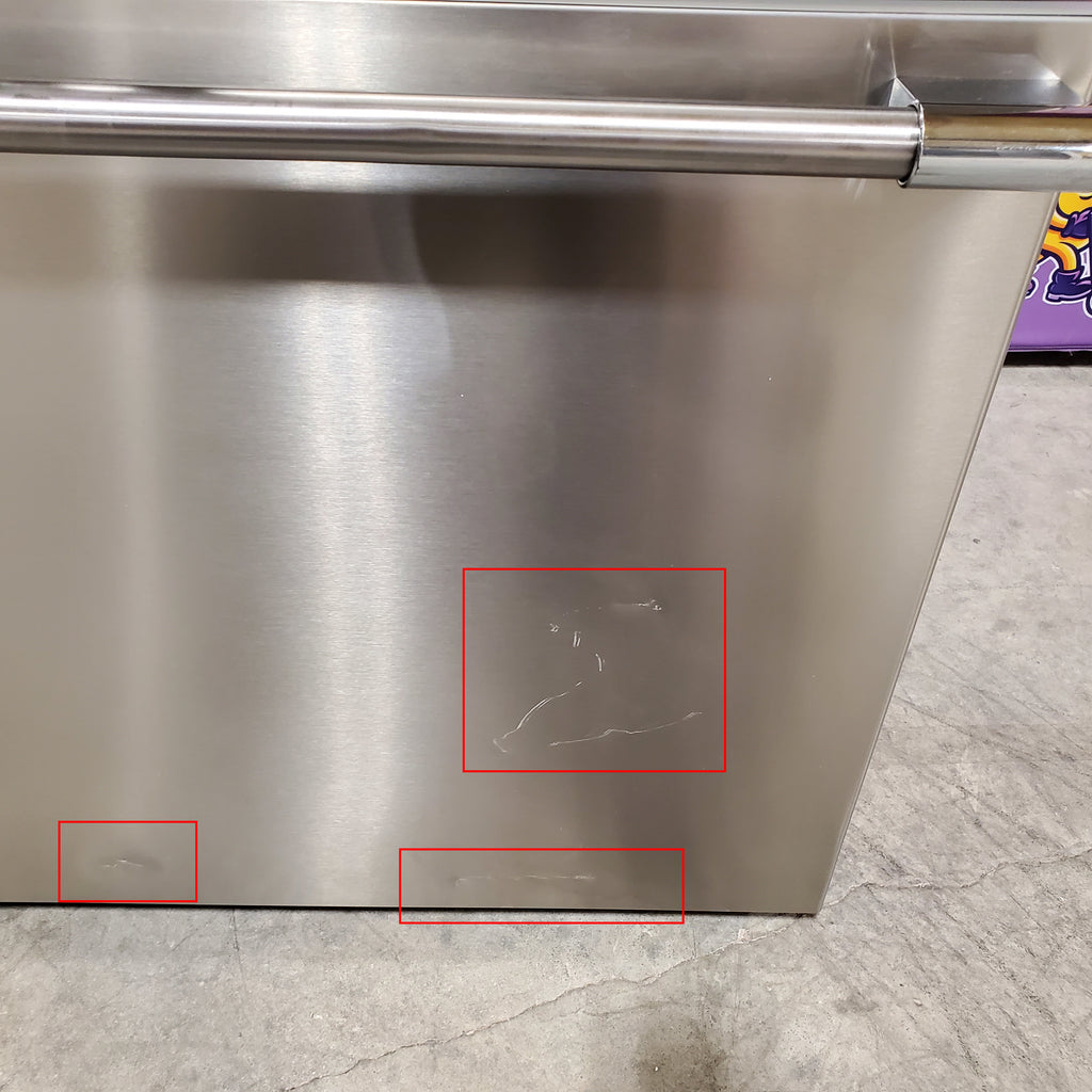 Pictures of Frigidaire Counter-Depth Professional ENERGY STAR 22.6 Cu. Ft. French Door with CrispSeal® Plus Crispers with Auto Humidity 4SD447 - PRFC2383AF - Scratch & Dent (Moderate) - Neu Appliance Outlet - Discount Appliance Outlet in Austin, Tx