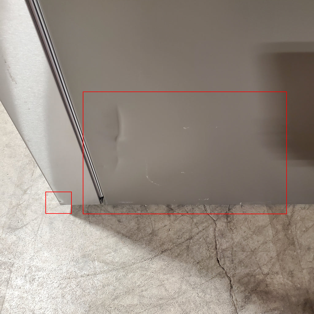 LG 29 cu. ft. Smart Standard-Depth MAX™ 4-Door French Door Refrigerator with Full-Convert Drawer™ in Print Proof Stainless Steel 5SD271 - LF29H8330S - Scratch & Dent (Moderate)