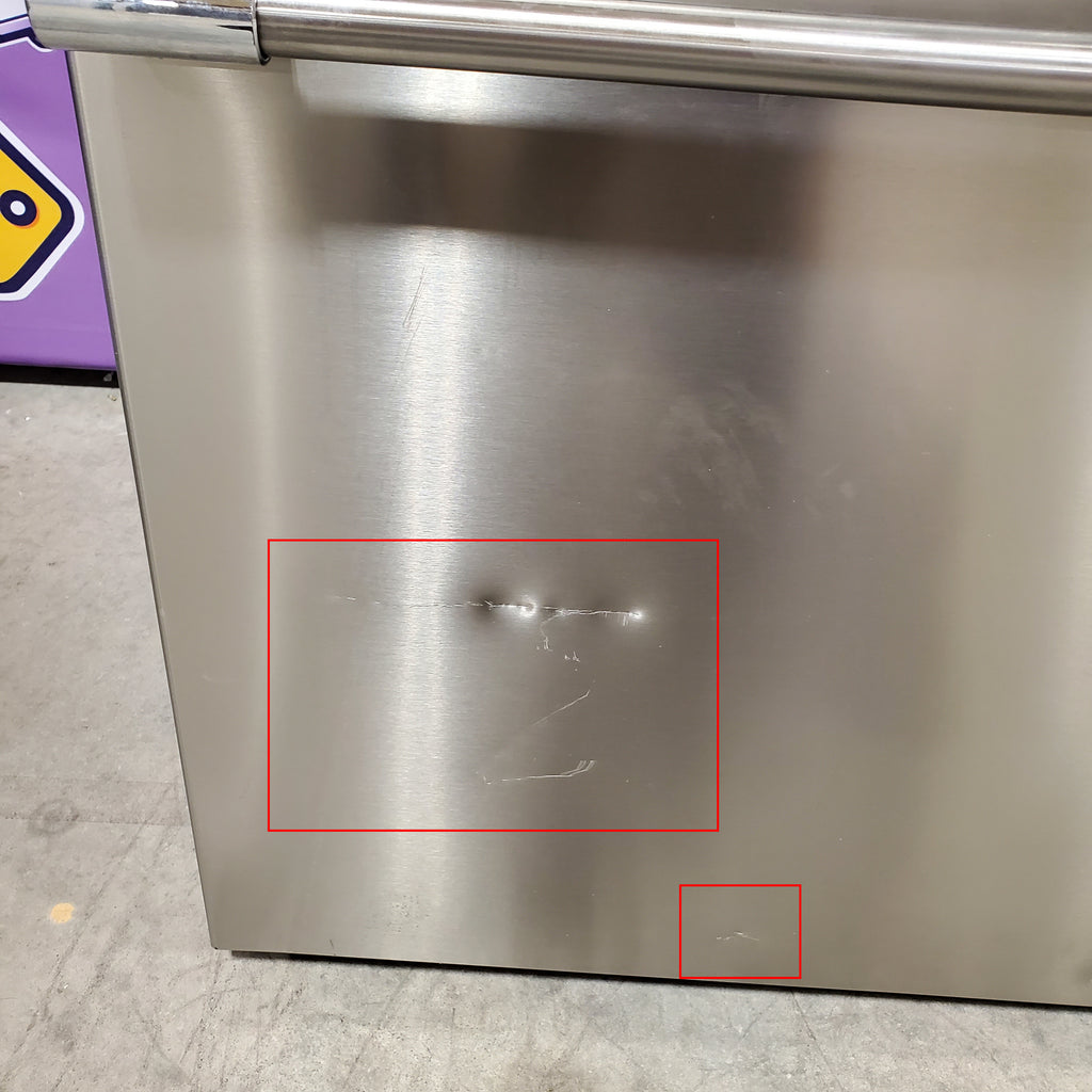 Pictures of Frigidaire Counter-Depth Professional ENERGY STAR 22.6 Cu. Ft. French Door with CrispSeal® Plus Crispers with Auto Humidity 4SD447 - PRFC2383AF - Scratch & Dent (Moderate) - Neu Appliance Outlet - Discount Appliance Outlet in Austin, Tx