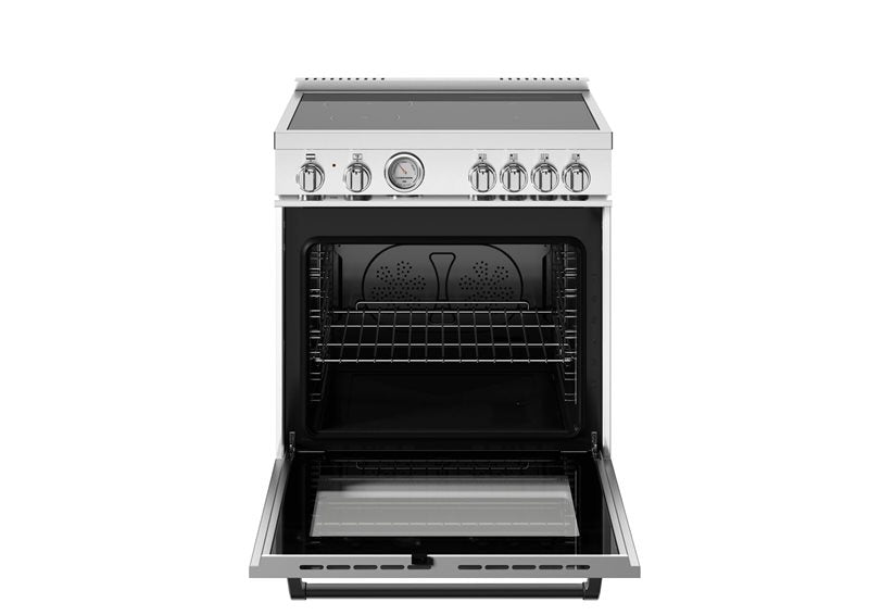 Bertazzoni 30 inch Induction Range, 4 Heating Zones, Electric Oven Master Series - Bianco Matt -  MAS304INMBIV