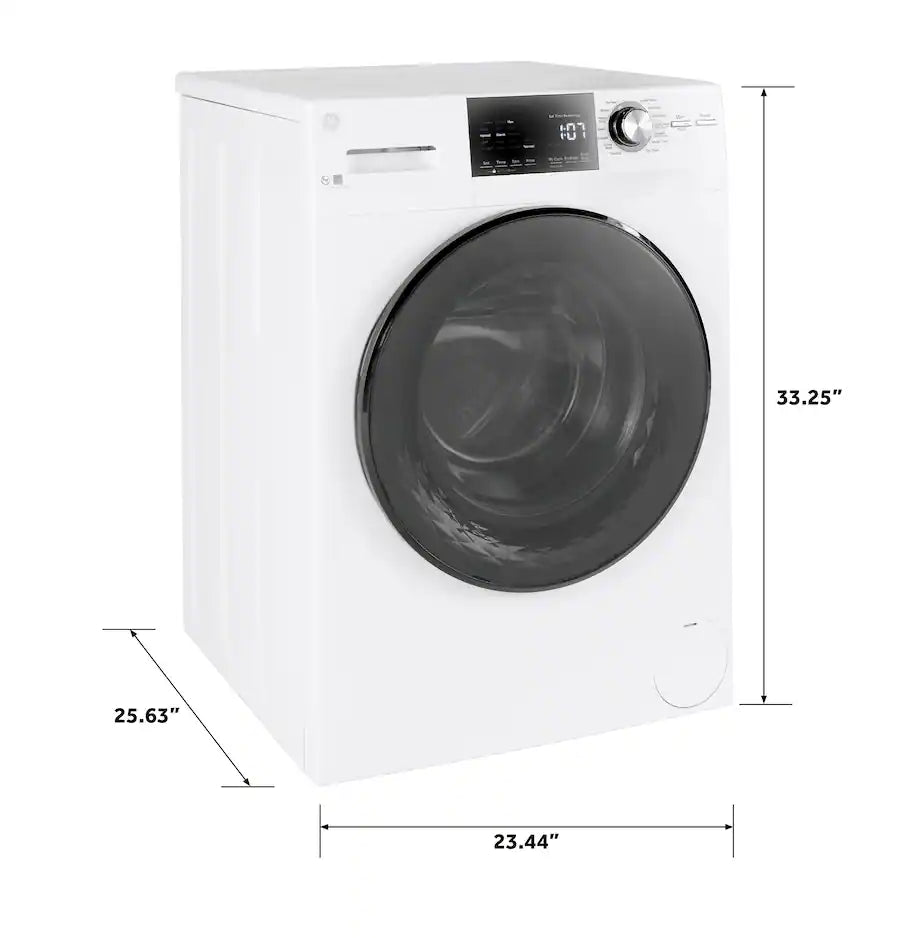 GE ENERGY STAR 2.4 cu. ft. Front Load Steam Washing Machine with 1400 RPM Spin Speed 31133SD147 - GFW148SSMWW - Scratch & Dent (Minor)