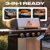 Charbroil® Commercial Series™ 4 Burner Gas Grill & Griddle in Stainless Steel 22321482 - 463263924 - Scratch & Dent (Moderate)