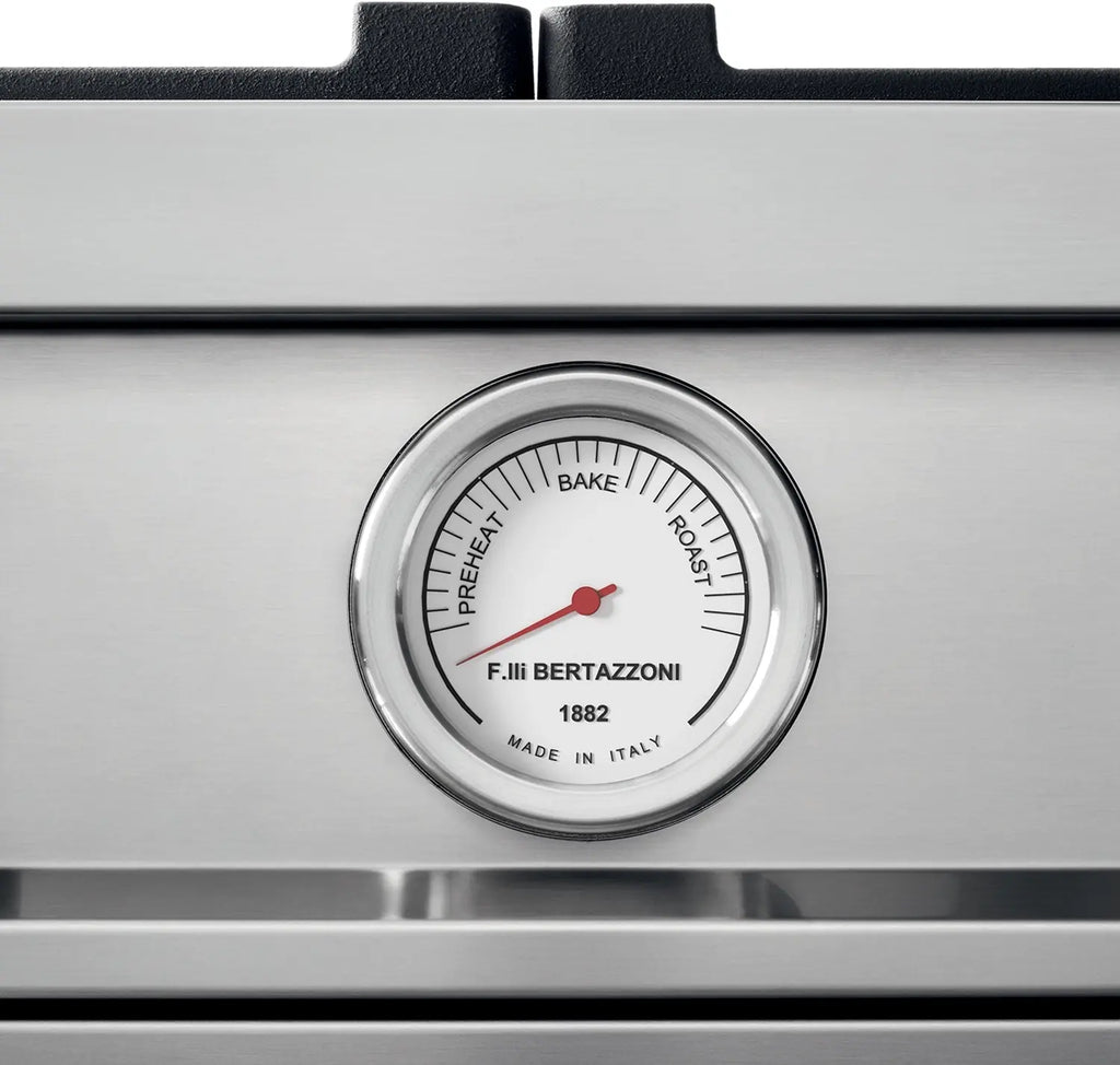 Pictures of Bertazzoni 48 Inch Freestanding Professional Gas Range with 6 Sealed Burners, Double Oven, 7.1 Cu. Ft. Total Capacity in Bianco White 11113121 - PROF486GGASBIT - Scratch & Dent (Minor) - Neu Appliance Outlet - Discount Appliance Outlet in Austin, Tx