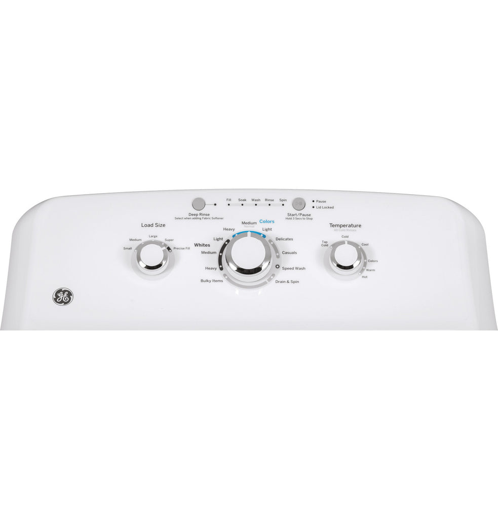 Pictures of GE Top Load 4.0 Cu. Ft. Capacity Washer with Stainless Steel Wash Basket GTW325ASWWW - New in Box and GE 7.4-cu ft Vented Electric Dryer in White 16256 - GTD72EBSNWS - Certified Refurbished - Neu Appliance Outlet - Discount Appliance Outlet in Austin, Tx
