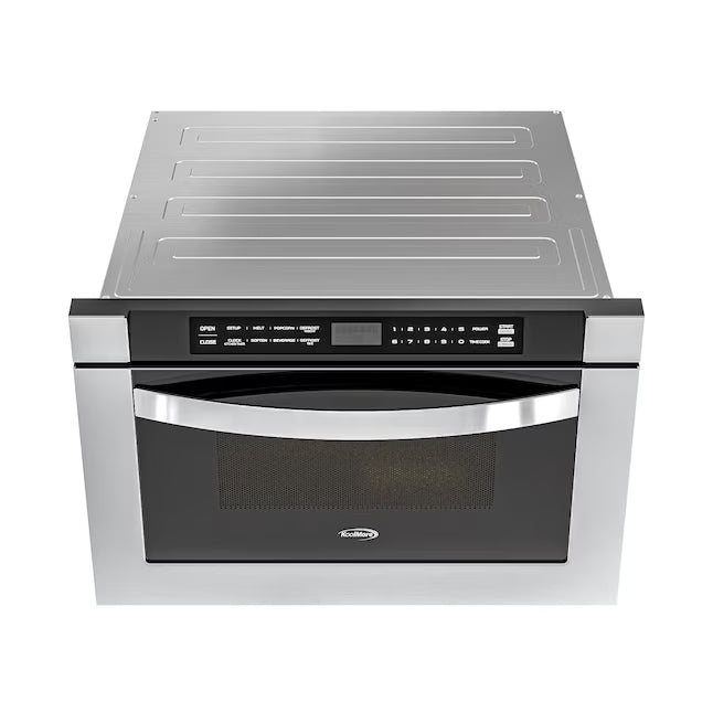 KoolMore 23.6-in 1.2-cu ft 1000-Watt Microwave Drawer in Stainless Steel KM-MD-1SS - New in Box