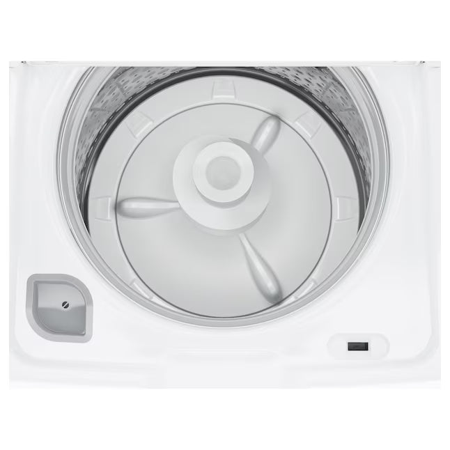 GE® 4.5 cu. ft. Capacity Washer with Stainless Steel Basket in White GTW465ASNWW - Certified Refurbished