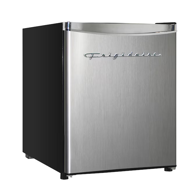 Frigidaire 1.6-cu ft Mini Fridge with Freezer in Stainless Steel EFR182 - New in Box