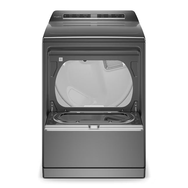 Whirlpool Top Load Electric 7.4 Cu. Ft. Dryer with Advanced Moisture Sensing and Wrinkle Shield Technology WED8127LC - Scratch and Dent (Minor)