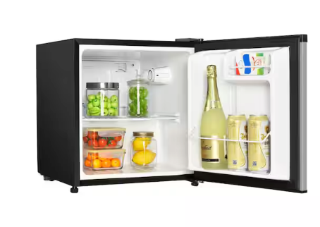 Magic Chef 1.7 cu. ft. Mini Fridge in Stainless Steel Freezerless MCAR170STE - Scratch & Dent (Minor)