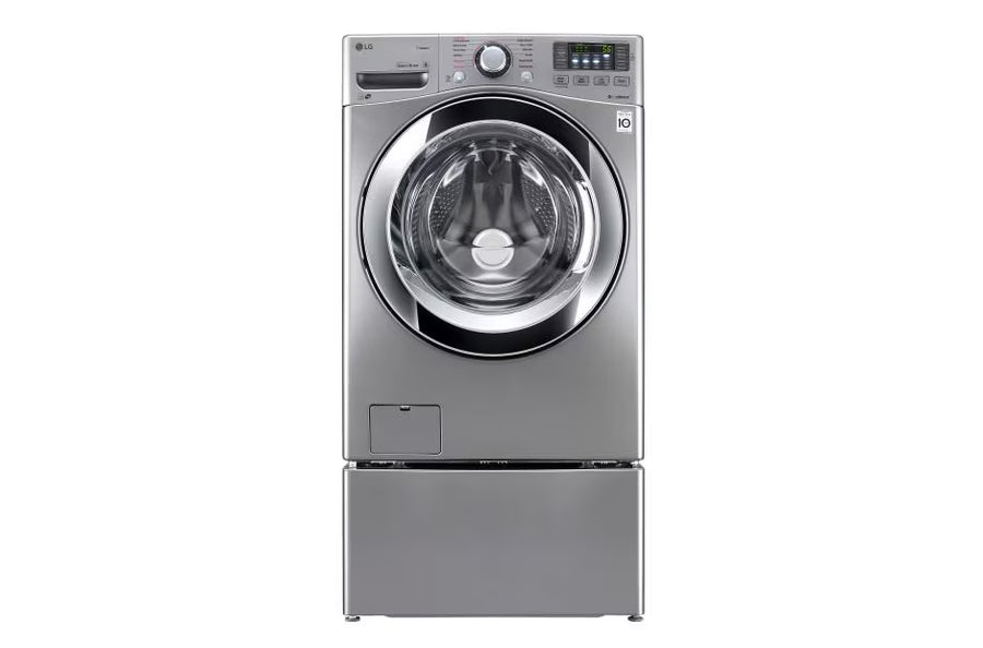 LG 4.5 cu. ft. Ultra Large Capacity Front Load Washer with Steam Technology in White 05121CR83 - WM3670HVA - Scratch & Dent (Moderate)