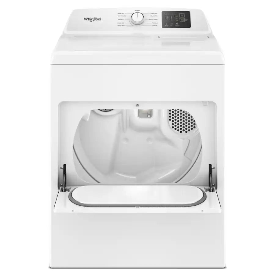 Whirlpool 7.0 cu. ft. Vented Front Load Electric Dryer in White with Adaptive Dry WED4107SW - Scratch & Dent (Minor)