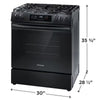Pictures of Frigidaire Gas Range with Steam Clean in Black 20531SD509 - FCFG3062AB - Scratch & Dent (Minor) - Neu Appliance Outlet - Discount Appliance Outlet in Austin, Tx