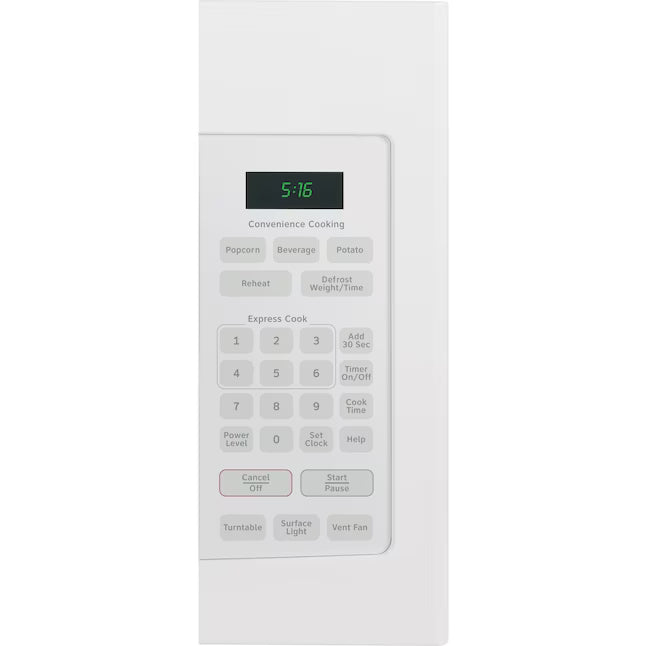 GE 1.9-cu ft Over-the-Range Microwave with Sensor Cooking in White JVM7195DKWW - Open Box