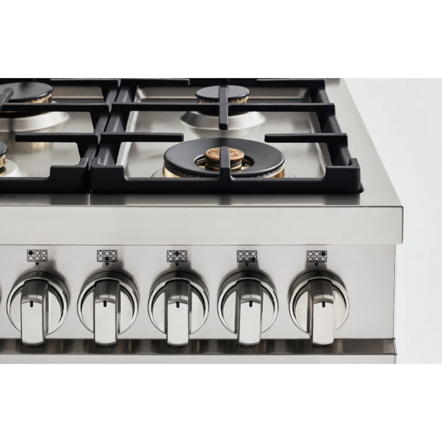 Bertazzoni 48 Inch Freestanding Gas Range with 7.1 cu. ft., 6 Sealed Burners, Griddle, and Convection MAST486GGASNEE - Scratch & Dent (Moderate)