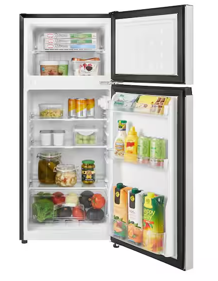 Pictures of Vissani 4.5 cu. ft. 2-Door Mini Refrigerator in Platinum Steel with Freezer S181 - HVDR45PS - Scratch & Dent (Minor) - Neu Appliance Outlet - Discount Appliance Outlet in Austin, Tx