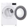 Pictures of LG 7.4 cu. ft. Vented Stackable Electric Dryer in White with Sensor Dry Technology 22231SD290 - DLE3470W - Scratch & Dent (Minor) - Neu Appliance Outlet - Discount Appliance Outlet in Austin, Tx