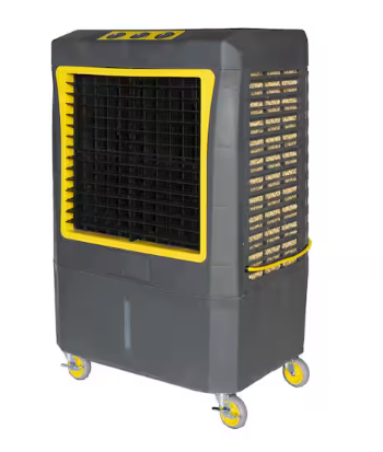 Hessaire Hi-Viz Series 3,100 CFM 3-Speed Portable Evaporative Cooler (Swamp Cooler) for 950 sq. ft. M150Y - Open Box