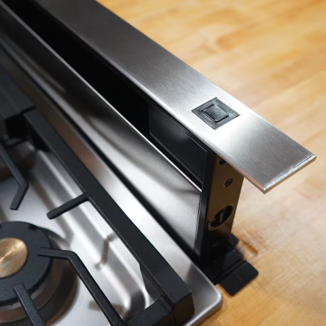 GE Universal 36" Telescopic Downdraft System in Black UVD6361DPBB - Open Box