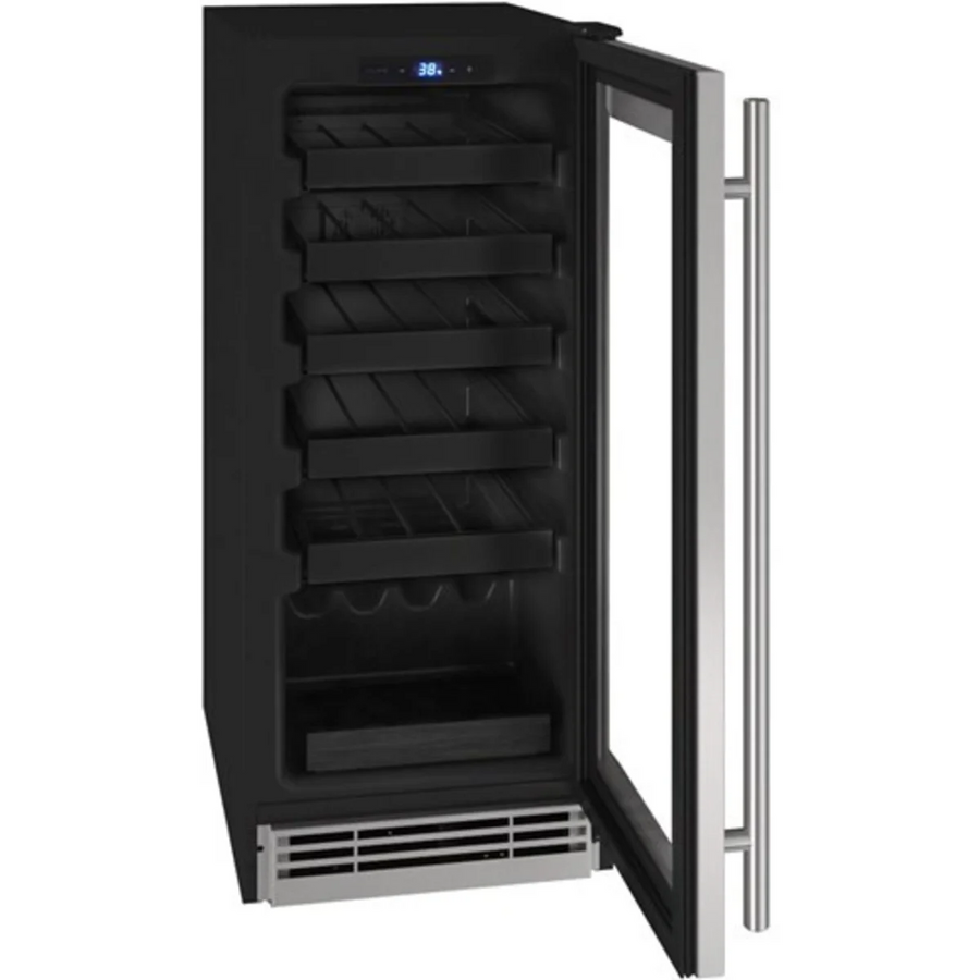 U-Line 1 Class 24-bottle Wine Refrigerator with Convection Cooling System in Stainless Steel UHWC115-SG01A - Scratch & Dent (Minor)