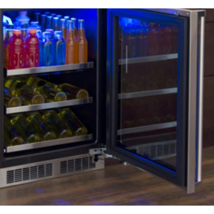 Marvel Essential 24-in 4.8 Cu. Ft. Dual-Zone Beverage Center MPBV424-IS31A - Scratch & Dent (Moderate)