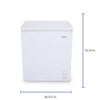 Idylis 5-cu ft Manual Defrost Chest Freezer in White 25132SD456 - IF50CM23NW - Scratch & Dent (Minor)