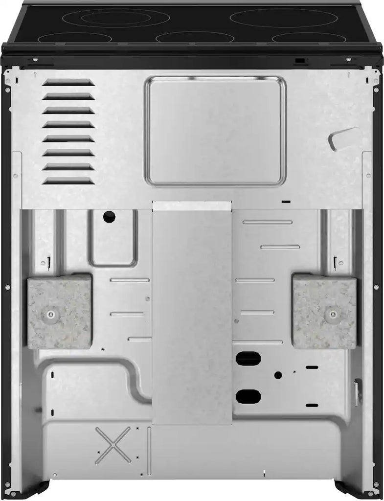 Pictures of GE® Stainless Steel Front Control Slide-In Electric Range with Crisp Mode and 5 Burner Radiant Cooktop 251310SD910 - GRS500PV2SS - Scratch & Dent (Minor) - Neu Appliance Outlet - Discount Appliance Outlet in Austin, Tx