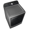 Samsung 4.7 cu. ft. Large Capacity Smart Top Load Washer with Active WaterJet in Brushed Black WA47CG3500AVA4 - Scratch & Dent (Minor) and Samsung Platinum Electric 7.4 Cu. Ft. Dryer with Sensor Dry DVE45T3400P - Certified Refurbished