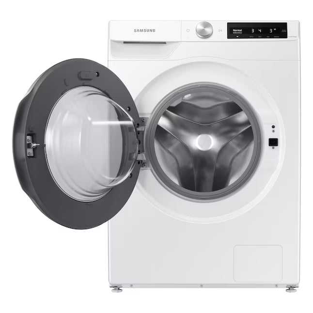 Samsung 24 in. 2.5 cu. ft. Compact Front Load Washer in White with AI Smart Dial and Super Speed Wash 251313SD1072 - WW25B6900AW - Scratch & Dent (Major)