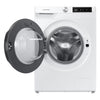 Pictures of Samsung 24 in. 2.5 cu. ft. Compact Front Load Washer in White with AI Smart Dial and Super Speed Wash 251313SD1072 - WW25B6900AW - Scratch & Dent (Major) - Neu Appliance Outlet - Discount Appliance Outlet in Austin, Tx