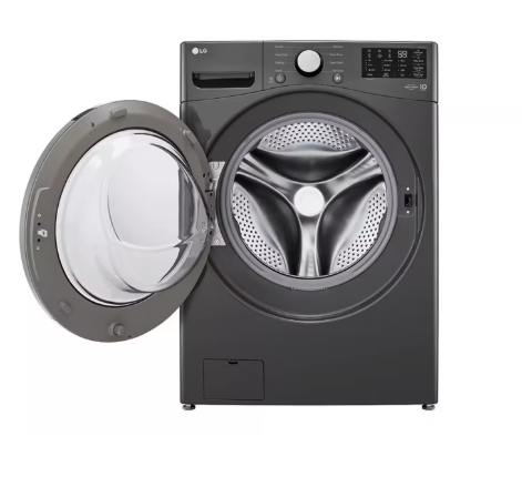 LG 5.0 cu. ft. Mega Capacity Front Load Washer in Black 251310SD871 - WM3470CM - Scratch & Dent (Moderate)