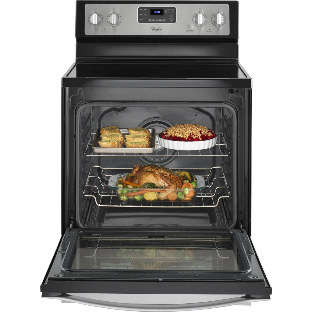 Pictures of Whirlpool 30-inch Freestanding Electric Range with 6.4 cu. ft. Convection in Stainless Steel WFE540H0ES - Certified Refurbished - Neu Appliance Outlet - Discount Appliance Outlet in Austin, Tx