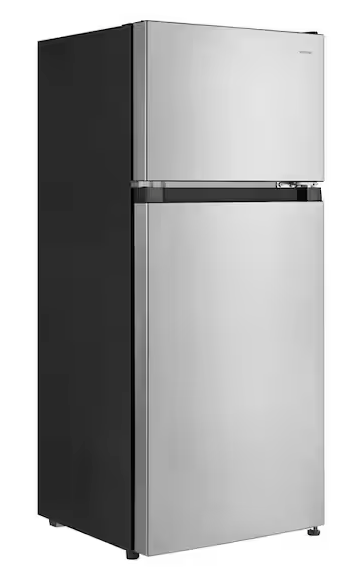 Pictures of Vissani 4.5 cu. ft. 2-Door Mini Refrigerator in Platinum Steel with Freezer S154 - HVDR45PS - Scratch & Dent (Minor) - Neu Appliance Outlet - Discount Appliance Outlet in Austin, Tx