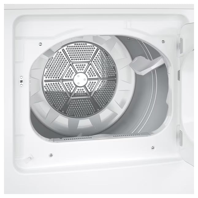 GE White Electric Aluminized Alloy Drum 7.2 Cu. Ft. Dryer with Sensor Dry and Extended Tumble GTD45EASJWS - Certified Refurbished