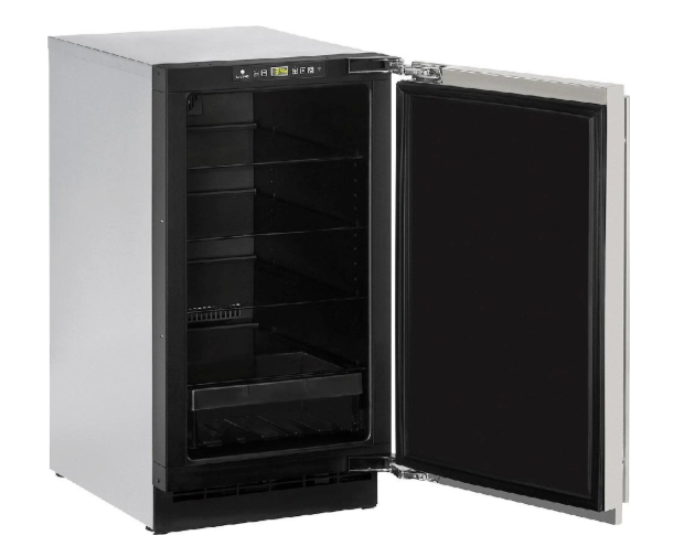 U-Line 2000 Series 18" 3.4 Cu. Ft. Stainless Steel Under the Counter Refrigerator 2218RB - Scratch & Dent (Minor)