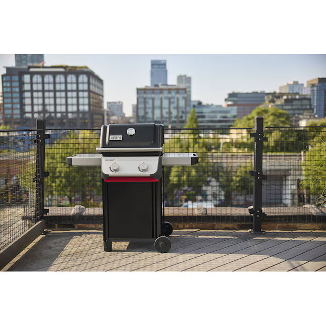 Weber Spirit E-210 Black 2-Burner Liquid Propane Gas Grill 1501000 - Scratch & Dent (Minor)