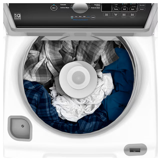 GE® 4.5 cu. ft. Capacity Washer with Water Level Control GTW585BSVWS - Certified Refurbished and GE® 7.4 cu. ft. Capacity Electric Dryer with Up To 120 ft. Venting and Sensor Dry GTD58EBSVWS - Certified Refurbished