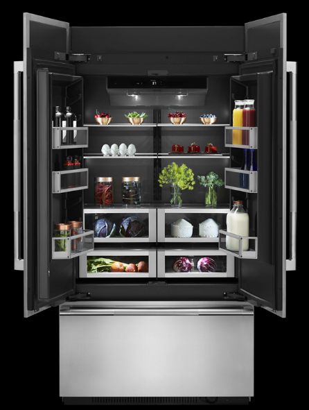 Jennair 42" Panel-Ready Built-In French Door Refrigerator JF42NXFXDE - Open Box